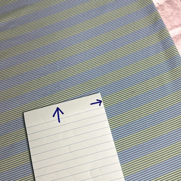 Peter Millar summer comfort polo. Light blue and green striped. Size large - Picture 8 of 9